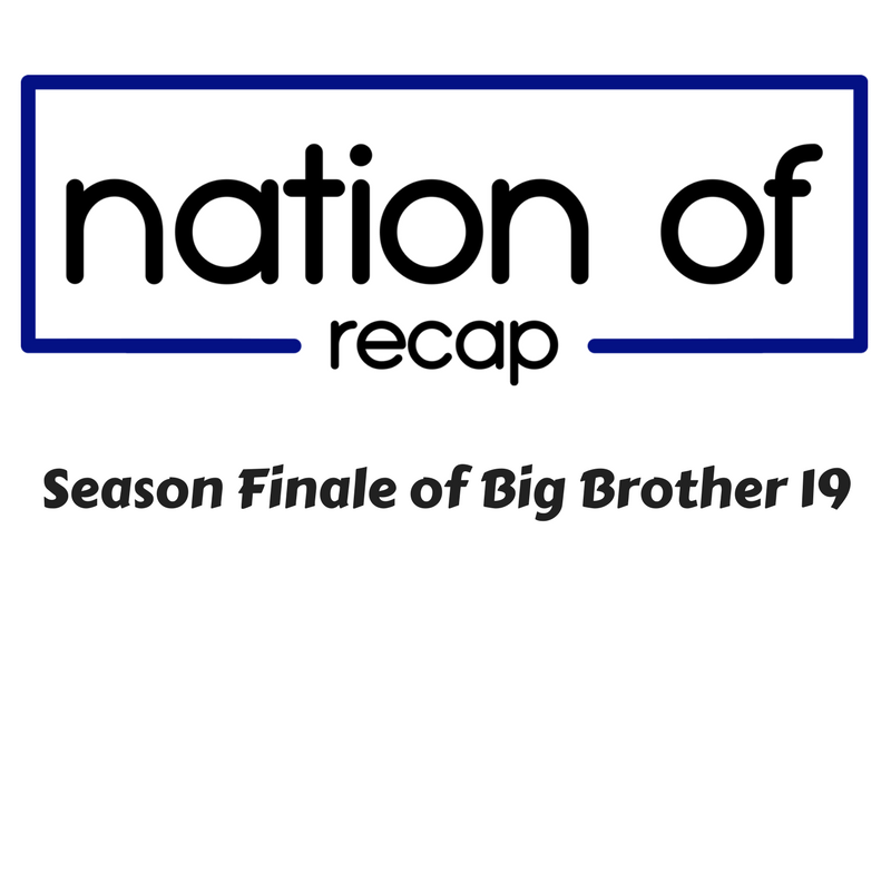 Season Finale of Big Brother 19