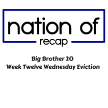 Big Brother 20 Week Twelve Wednesday Eviction