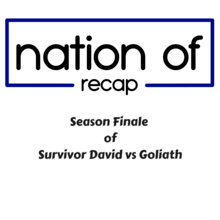 Season Finale of Survivor David vs Goliath